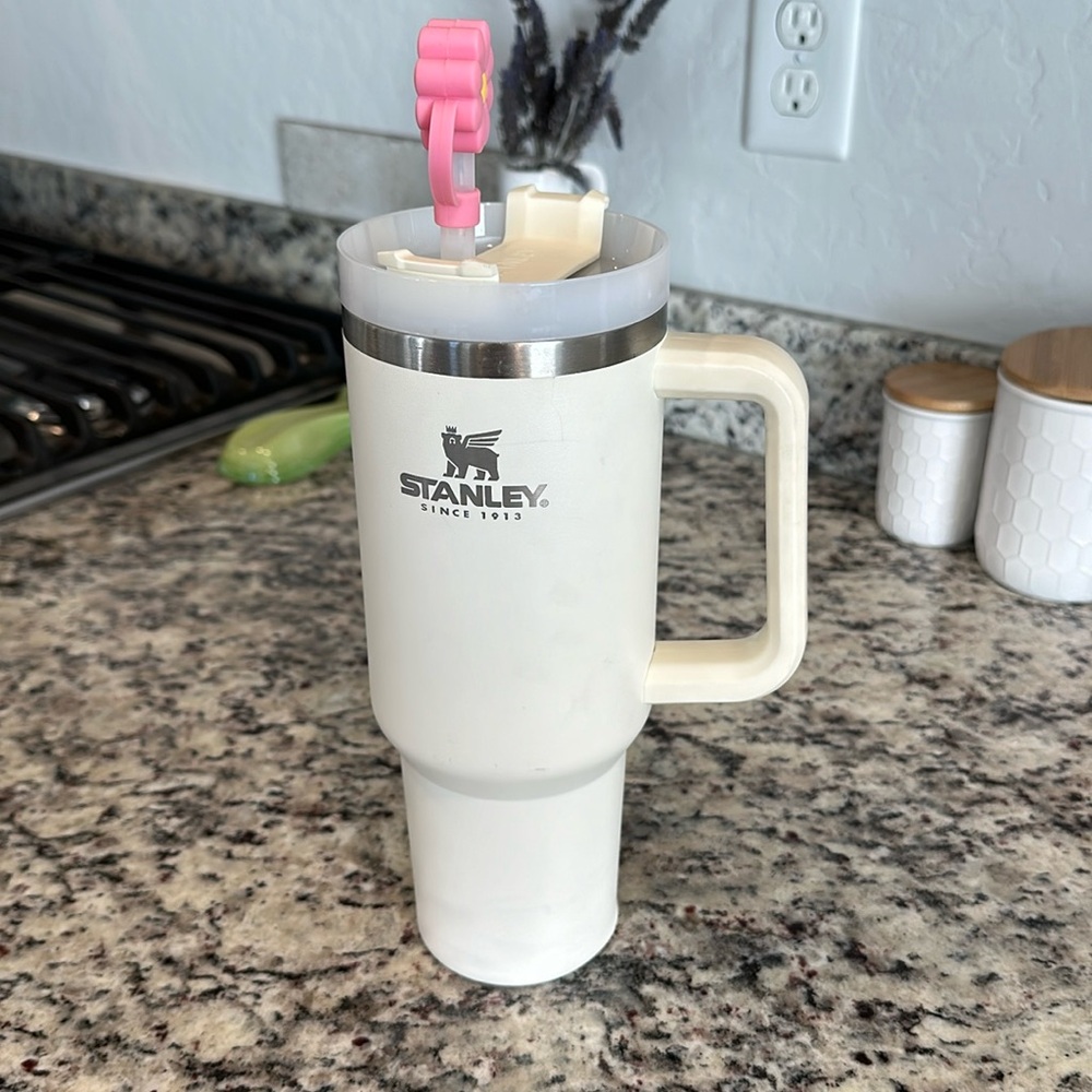 Cream 40oz Stanley Tumbler